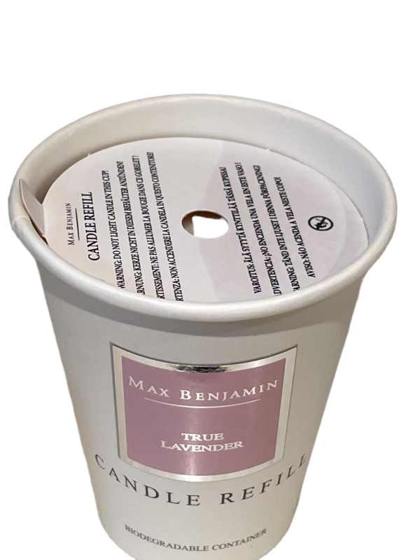 True Lavender Luxury Natural Candle Refill Max Benjamin - Image 4