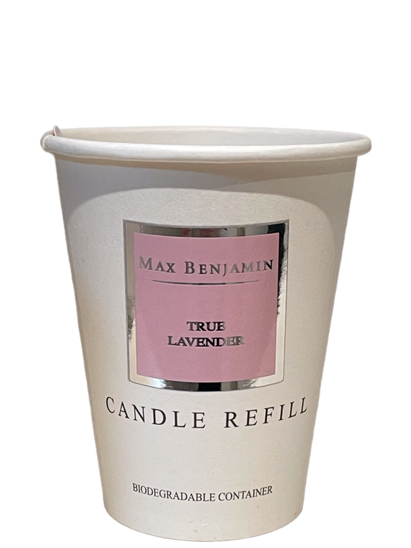 True Lavender Luxury Natural Candle Refill Max Benjamin