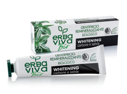 Erba Viva BIO - Organic Toothpaste with charcoal and sage 75 ml