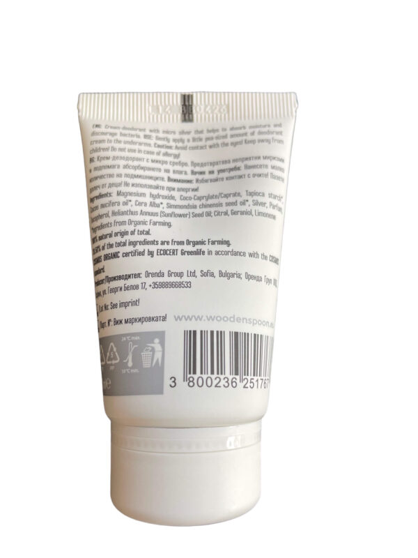 Organic Certified Silver Deo Cream - Image 2