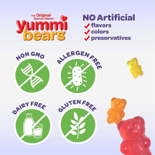 Yummi Bears Organic Complete Multi 90 pcs. - Image 5